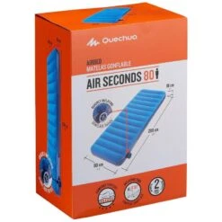 Quechua MATELAS GONFLABLE DE CAMPING - AIR SECONDS 80 CM - 1 PERSONNE -Avontuur Uitrusting matelas gonflable de camping air seconds 80 cm 1 personne 3