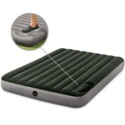 Matelas Gonflable - Intex Downy -2 Personnes - 152x203x25 Cm (BxLxH) 11 Matelas Gonflable - Intex Downy -2 Personnes - 152x203x25 Cm (BxLxH) -Avontuur Uitrusting matelas gonflable intex downy 2 personnes 152x203x25 cm bxlxh 4