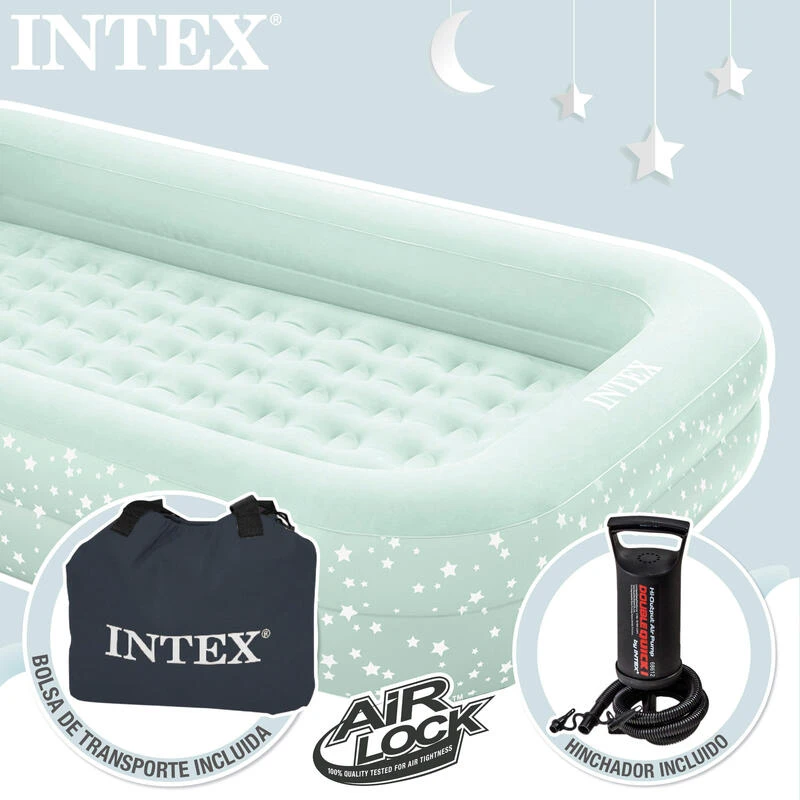 Matelas Gonflable - Intex Kidz - Matelas Gonflable Pour Enfants - 1 Personne 4 Matelas Gonflable - Intex Kidz - Matelas Gonflable Pour Enfants - 1 Personne - Afbeelding 2