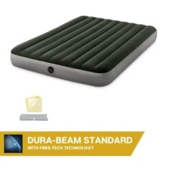 Matelas Gonflable - Intex Prestige Downy -2 Personnes - 152x203x25 Cm (BxLxH) -Avontuur Uitrusting matelas gonflable intex prestige downy 2 personnes 152x203x25 cm bxlxh 3