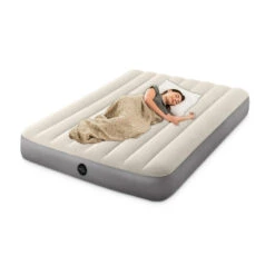 Matelas Gonflable - Intex Single-High -2 Personnes -Avontuur Uitrusting matelas gonflable intex single high 2 personnes 3