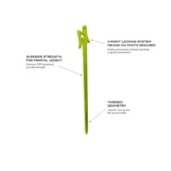 Nemo Equipment Airpin Tent Pegs - 4 Pièces -Avontuur Uitrusting nemo equipment airpin tent pegs 4 pieces 4