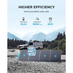 Panneau Solaire BLUETTI PV200 | 200 W -Avontuur Uitrusting panneau solaire bluetti pv200 200 w 2