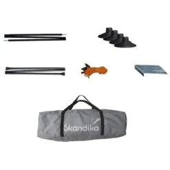 Paravent De Camping Bora - Brise-Vue - 4,5 X 1,4 M - Résistant Au Vent - Gris -Avontuur Uitrusting paravent de camping bora brise vue 45 x 14 m resistant au vent gris 6