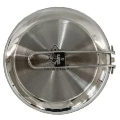 Pathfinder Poêle à Frire Pliable En Acier Inoxydable Avec Couvercle -Avontuur Uitrusting pathfinder poele a frire pliable en acier inoxydable avec couvercle 4