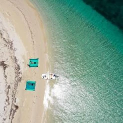 TICKET TO THE MOON Picnic Blanket Emerald / Green -Avontuur Uitrusting picnic blanket emerald green 2