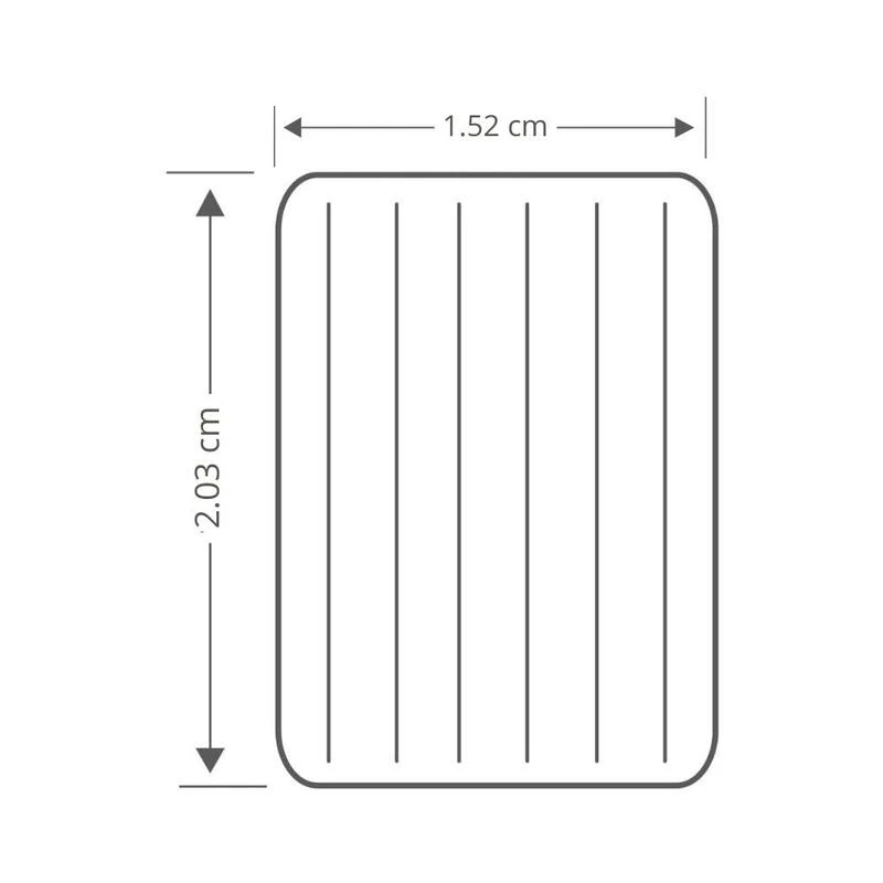 Intex Prestige Downy Jr. Twin Airbed - Lit Gonflable - 191x152x25cm - Avec Accessoires 6 Intex Prestige Downy Jr. Twin Airbed - Lit Gonflable - 191x152x25cm - Avec Accessoires - Afbeelding 4