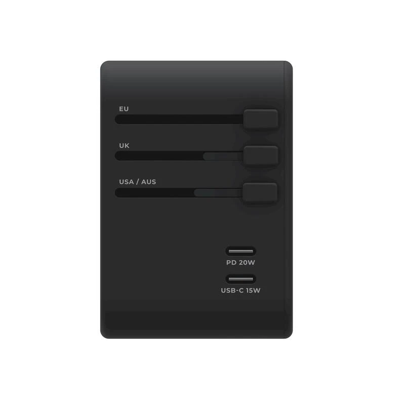 Prise Mondiale Universelle RollingSQUARE Avec 2 USB-C Et 3 USB-A 5 Prise Mondiale Universelle RollingSQUARE Avec 2 USB-C Et 3 USB-A - Afbeelding 3