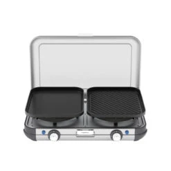 Campingaz Réchaud De Camping à Gaz 2 Feux Camp & Grill - Plancha, Grill Et Wok -Avontuur Uitrusting rechaud de camping a gaz 2 feux camp and grill plancha grill et wok 3