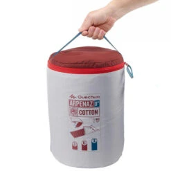 Quechua SAC DE COUCHAGE EN COTON POUR LE CAMPING - ARPENAZ 0° COTON -Avontuur Uitrusting sac de couchage en coton pour le camping arpenaz 0 coton 9