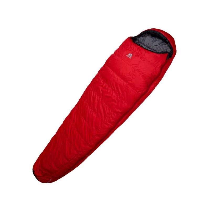 Sac De Couchage Momie Trekking Rimo III 600 - Gauche 170 Cm - Rouge - Adultes 4 Sac De Couchage Momie Trekking Rimo III 600 - Gauche 170 Cm - Rouge - Adultes - Afbeelding 2