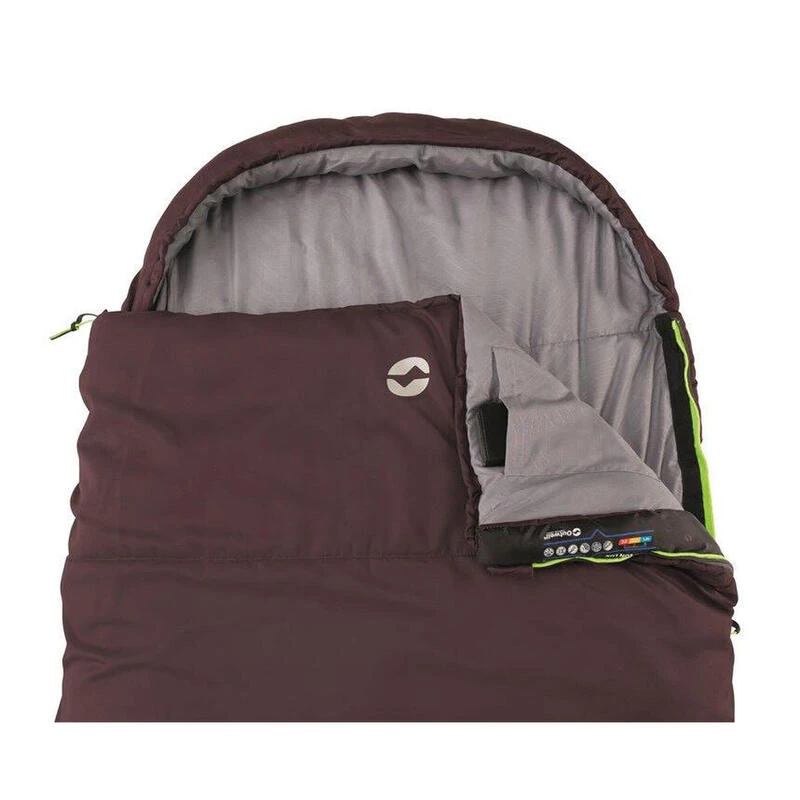 Sac De Couchage Outwell Campion Lux Aubergine L 5 Sac De Couchage Outwell Campion Lux Aubergine L - Afbeelding 3
