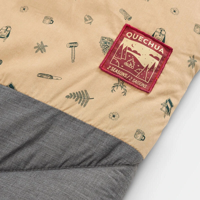 Quechua SAC DE COUCHAGE POUR LE CAMPING - ARPENAZ 10° COTON DOUBLE - 2 PERSONNES 9 Quechua SAC DE COUCHAGE POUR LE CAMPING - ARPENAZ 10° COTON DOUBLE - 2 PERSONNES - Afbeelding 7
