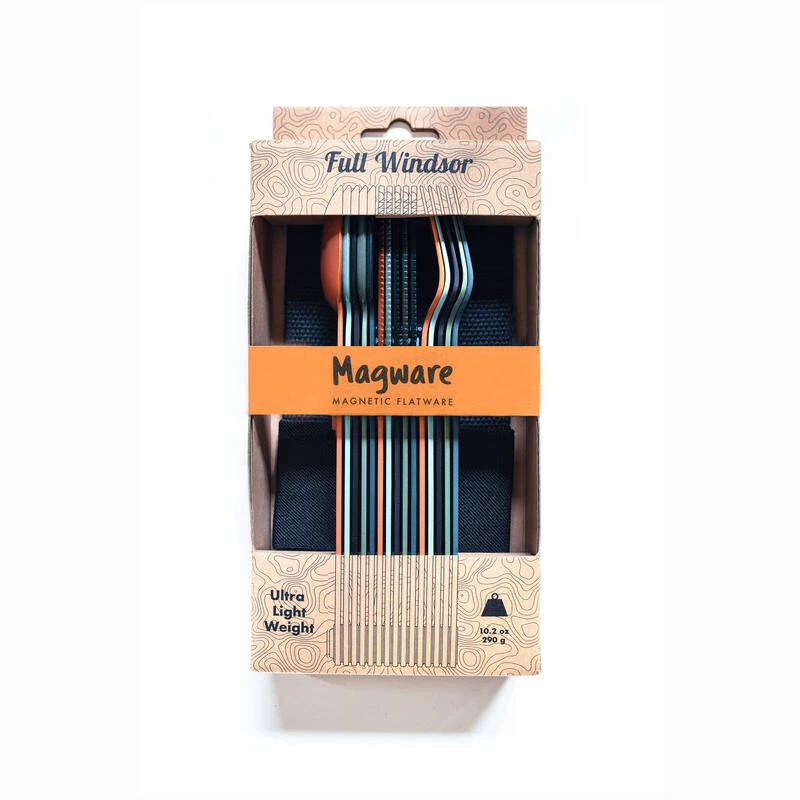 SET COMPLET DE 5 JEUX DE 3 COUVERTS MAGNÉTIQUES CAMPING EN ALUMINUM DUR - ÉTUI 6 SET COMPLET DE 5 JEUX DE 3 COUVERTS MAGNÉTIQUES CAMPING EN ALUMINUM DUR - ÉTUI - Afbeelding 4