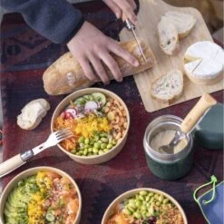 Set Complet Opinel Picnic+ - Opinel N°8 + Embouts Cuillère Et Fourchette -Avontuur Uitrusting set complet opinel picnic opinel n8 embouts cuillere et fourchette 4