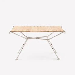 Quechua TABLE DE CAMPING COMPACTE 4/6 PERSONNES - PLATEAU BOIS - POCHE DE RANGEMENT -Avontuur Uitrusting table de camping compacte 46 personnes plateau bois poche de rangement 9