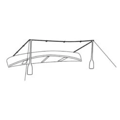 Tarp Robens Trail Tarp 3 X 3 M -Avontuur Uitrusting tarp robens trail tarp 3 x 3 m 4