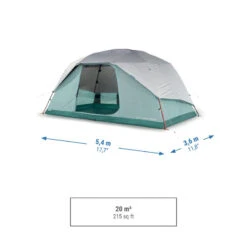 Quechua Tente à Arceaux De Camping - Arpenaz 6 ULTRAFRESH - 6 Personnes - -Avontuur Uitrusting tente a arceaux de camping arpenaz 6 ultrafresh 6 personnes 2