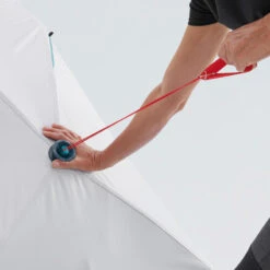 Quechua Tente De Camping - 2 SECONDS EASY - 2 Places - Fresh & Black -Avontuur Uitrusting tente de camping 2 seconds easy 2 places fresh and black 3