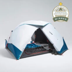 Quechua Tente De Camping - 2 SECONDS EASY - 2 Places - Fresh & Black -Avontuur Uitrusting tente de camping 2 seconds easy 2 places fresh and black 4
