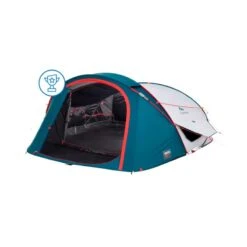 Quechua Tente De Camping - 2 SECONDS XL - 3 Places - Fresh & Black -Avontuur Uitrusting tente de camping 2 seconds xl 3 places fresh and black 1