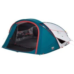 Quechua Tente De Camping - 2 SECONDS XL - 3 Places - Fresh & Black -Avontuur Uitrusting tente de camping 2 seconds xl 3 places fresh and black 3