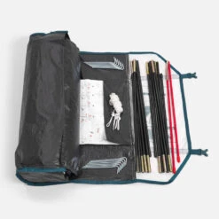 Quechua Tente De Camping - MH100 - 3 Places - Fresh & Black -Avontuur Uitrusting tente de camping mh100 3 places fresh and black 3