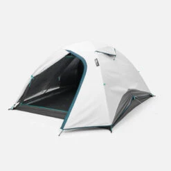 Quechua Tente De Camping - MH100 - 3 Places - Fresh & Black -Avontuur Uitrusting tente de camping mh100 3 places fresh and black 5