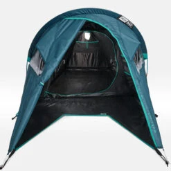 Quechua Tente De Camping - MH100 XL - 2 Places - Fresh & Black -Avontuur Uitrusting tente de camping mh100 xl 2 places fresh and black 5