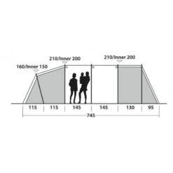 Tente De Camping Outwell Winwood 8 -Avontuur Uitrusting tente de camping outwell winwood 8 3