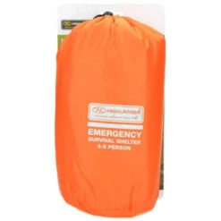 HIGHLANDER Tente D'urgence Abri De Survie 4-5 Personnes - Orange 11 HIGHLANDER Tente D'urgence Abri De Survie 4-5 Personnes - Orange -Avontuur Uitrusting tente durgence abri de survie 4 5 personnes orange 4