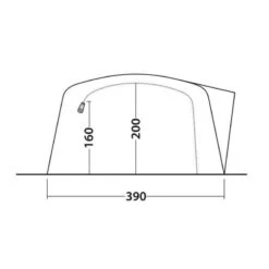 Tente Gonflable Outwell Knightdale 8PA -Avontuur Uitrusting tente gonflable outwell knightdale 8pa 4