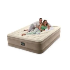 Intex Ultra Plush Queen Airbed - Lit Gonflable - 203x152x46cm - Compris Accessoires -Avontuur Uitrusting ultra plush queen airbed lit gonflable 203x152x46cm compris accessoires 2